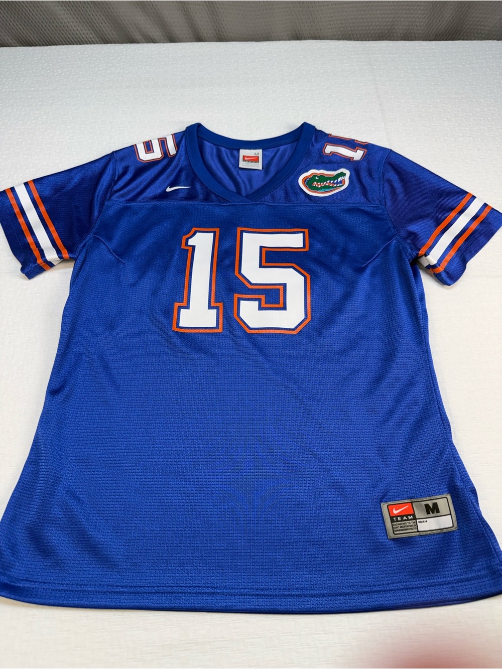 Nike Blue Team Short-Sleeve Athletic Jersey